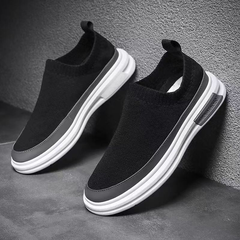Summernew arrivalmen mesh breathable fly woven shoes stylish hand-sewn shoes casual sneakers k-styletrendyflats