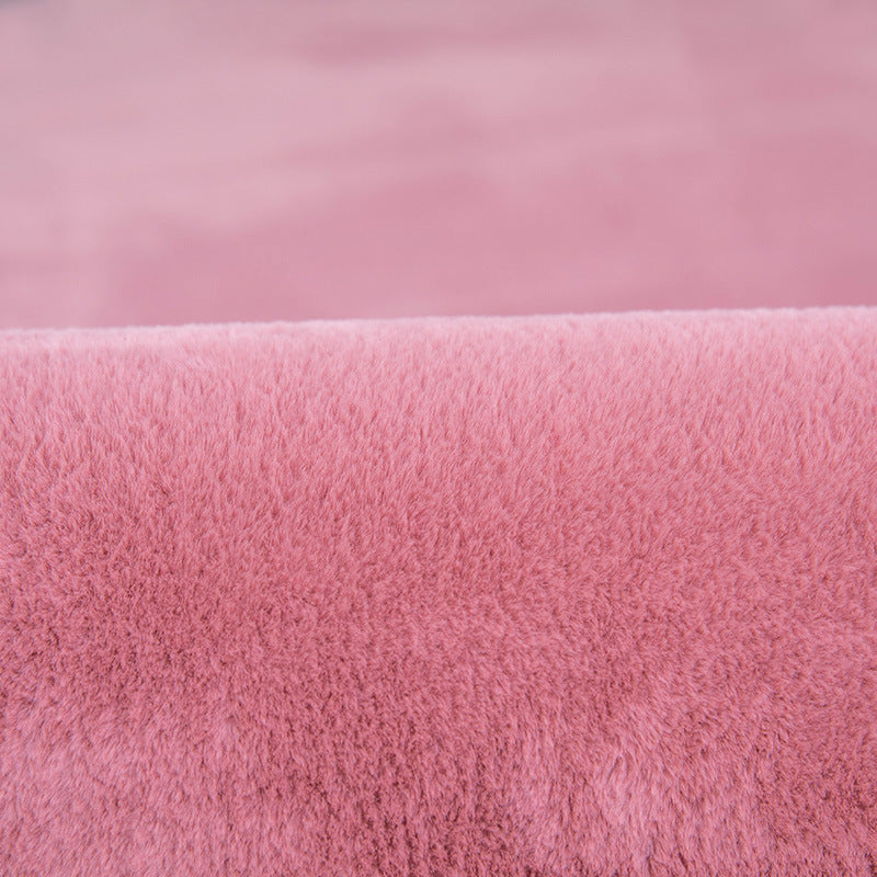 Imitation rabbit fur carpet bedroom bedside blanket thick living room cloakroom whiteinsstuffed room sofa floor mat bay window