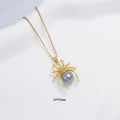 [titanium steel] necklace women's cross-border hot style fashion pearl pendant niche animal high-end clavicle chain jewelry wholesale