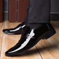Summernew arrival pointed leather shoes for young men k-style british fashiontrendy men's shoes men's business shoes slip-on casual shoes