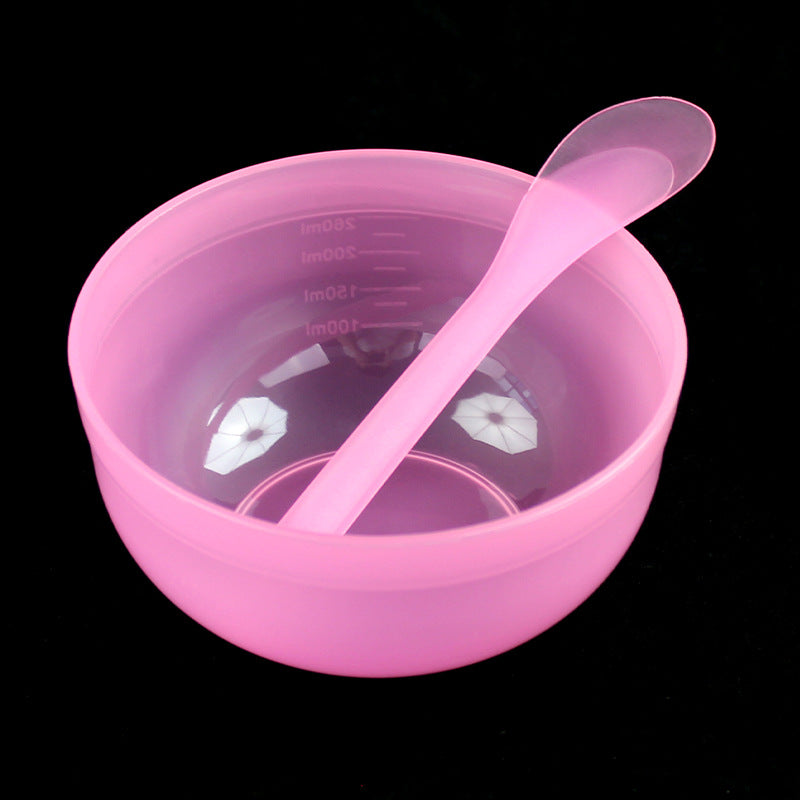 Beauty mask tool set #5: mask bowl + mixing spoon & spatula, makeup bowl, beauty supplies, spa mask mixing bowl set