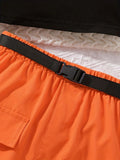 european and american style cross-border children's clothing: printed top + cargo skirt set with belt for older girls