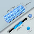 Wolf tooth shaped foam roller yoga column gear stick hollow pilates yoga shaft leg stretch foot bottom fascia ball