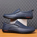 Spring/summer new men's leather shoes - versatile korean style, british fashion, trendy men's business shoes, hollow-out lace-up casual shoes