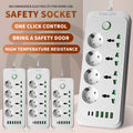 European power strip, european standard wiring, russian, german, korean round european standard switch, for home socket, multiple usb