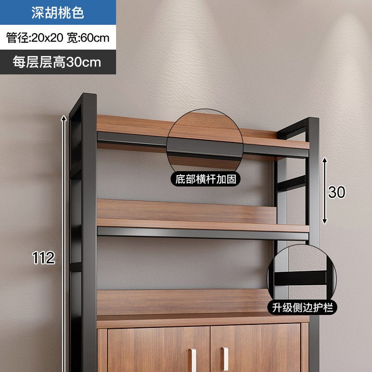 Shelf Multi-layer storage shelf Floor-to-ceiling office locker Shelf Layered shelf Living room display Cabinet with door