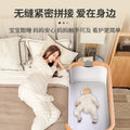 Aluminum alloy baby crib - portable, foldable, multi-functional bassinet - newborn splice bed
