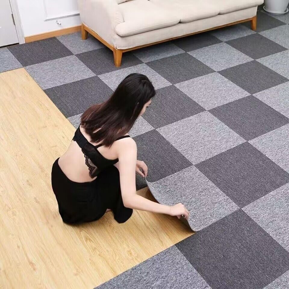 Carpet commercial office building square blanket full blanket large area pool hall cement floor splicing floor mat