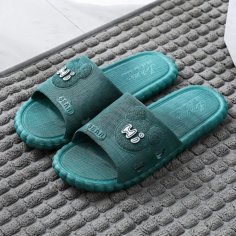 Women's summer slippers - all seasons, home & bathroom, soft sole, indoor, couple's comfort, home & bath, men's summer anti-slip