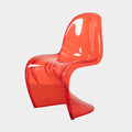 Customized pantone chair white dining chair transparent plastic acrylic chair back casual negotiation chair creative makeup stool