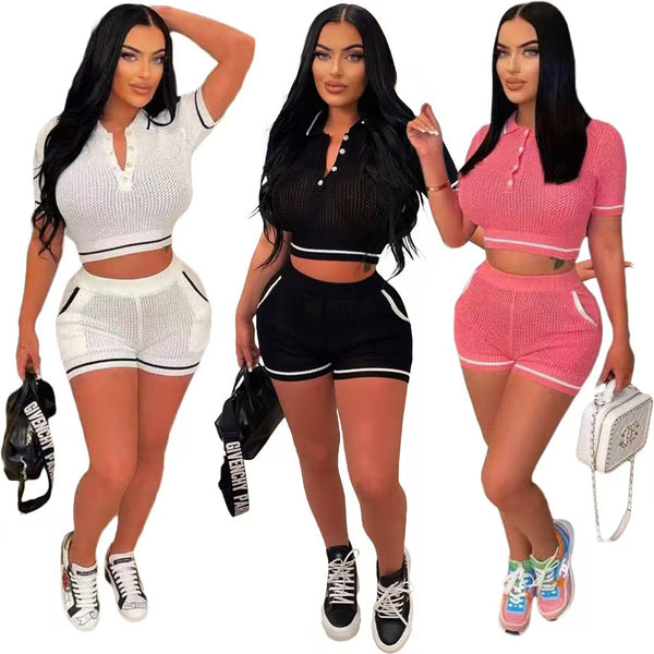 Swimsuit women's large size loose split three-piece set, slightly fat style, thin meat cover blouse, sunscreen vacation premium set