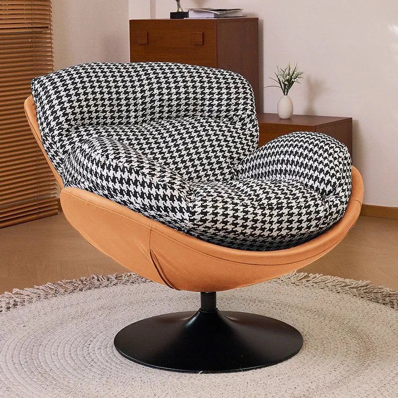 Eggshell rocking chair for adults, can lie down and sleep, sofa chair, balcony bedroom, single sofa, for home living room, lazy sofa