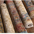 retro ethnic moroccan faux cashmere rug - durable, stain-resistant, perfect for living room coffee tables, bedroom bedside, and more