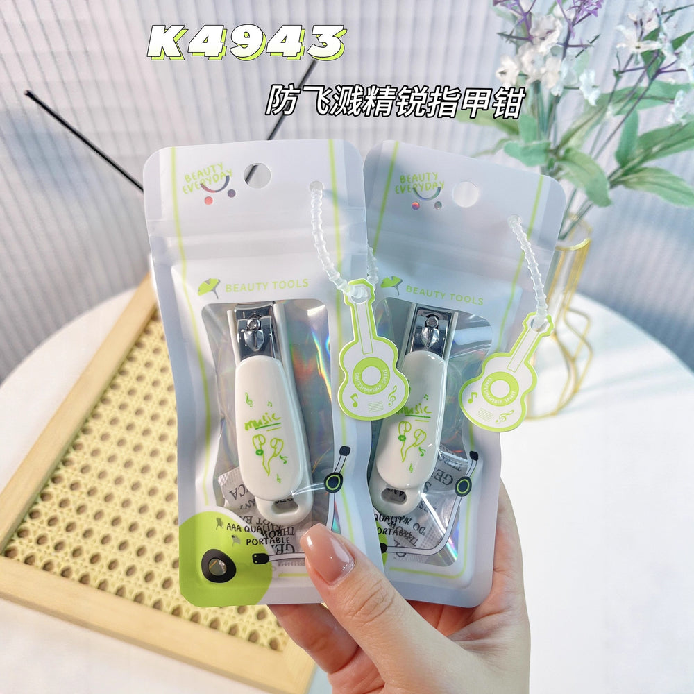 Ready-to-ship stainless steel nail clippers - wide jaw, anti-splash, lightweight nail scissors, angled jaw, eagle beak nail clipper set
