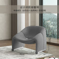 Nordic single sofa chair plaid crab chair small round table accessible luxurycasual casual chair modern creative popular single chair