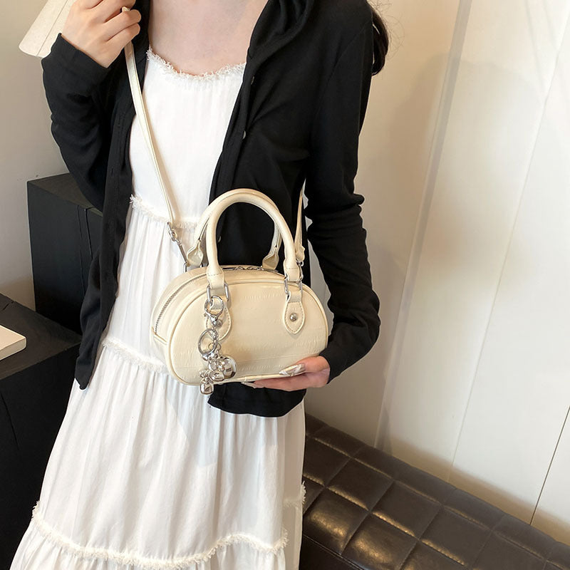 Classy silver small bag for women new arrival popular easiest for match crossbody bag fashion super popular satchel bowling bag