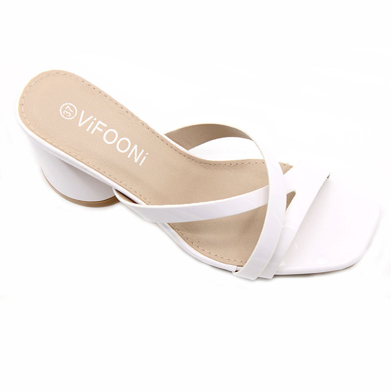 Foreign trade Chaozhou women's shoes summer sandals high heels fashion versatile non-slip thick heels Ladies slippers