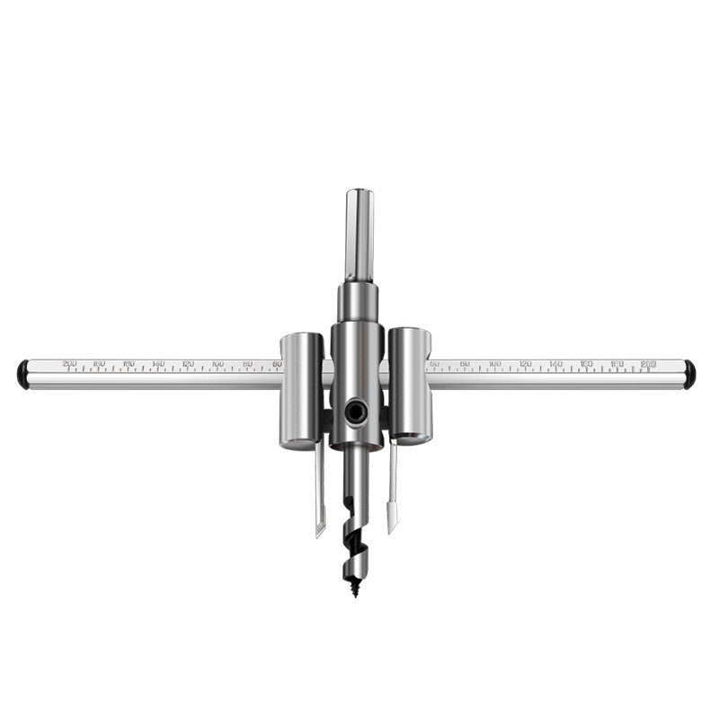 Diy adjustable aircraft-style alloy hole saw woodworking drill bit for audio, drywall, downlights, and plastic hole enlarging