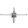 Diy adjustable aircraft-style alloy hole saw woodworking drill bit for audio, drywall, downlights, and plastic hole enlarging