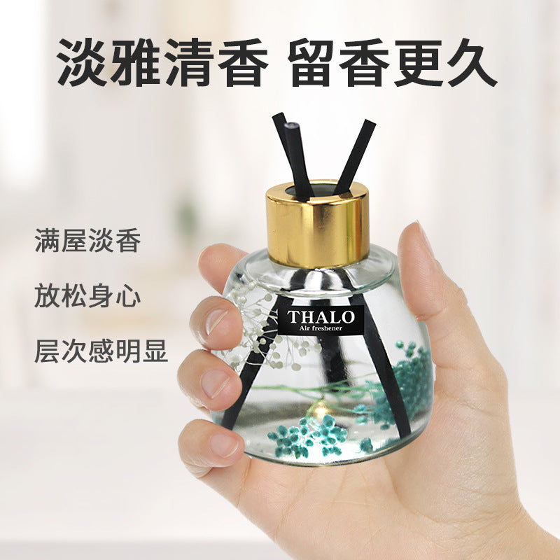 Factory direct wholesale, tiktok trending, high-end car air freshener diffuser. long-lasting, fresh scent with rattan reeds and dried flowers to eliminate odors