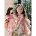 Girls' dress  summer new fashionable princess dress baby girl summer dress baby cake dress 6y114