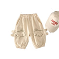 Trendy fashion boys' suit outwear foreign street baby summer thin bloomers jogger pants
