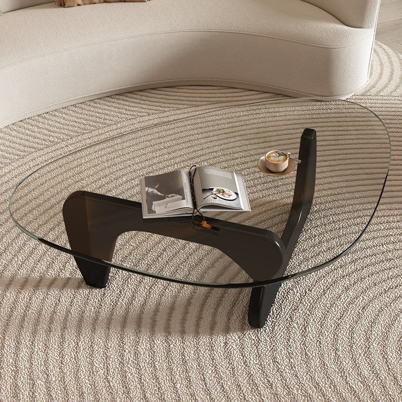 Glass coffee table creative popular coffee table living room for home small apartment modern casualaccessible luxurynormcore small table