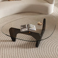 Glass coffee table creative popular coffee table living room for home small apartment modern casualaccessible luxurynormcore small table