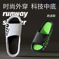 Men's summer slippers - trendy thick-soled indoor/outdoor slides - comfortable & stylish