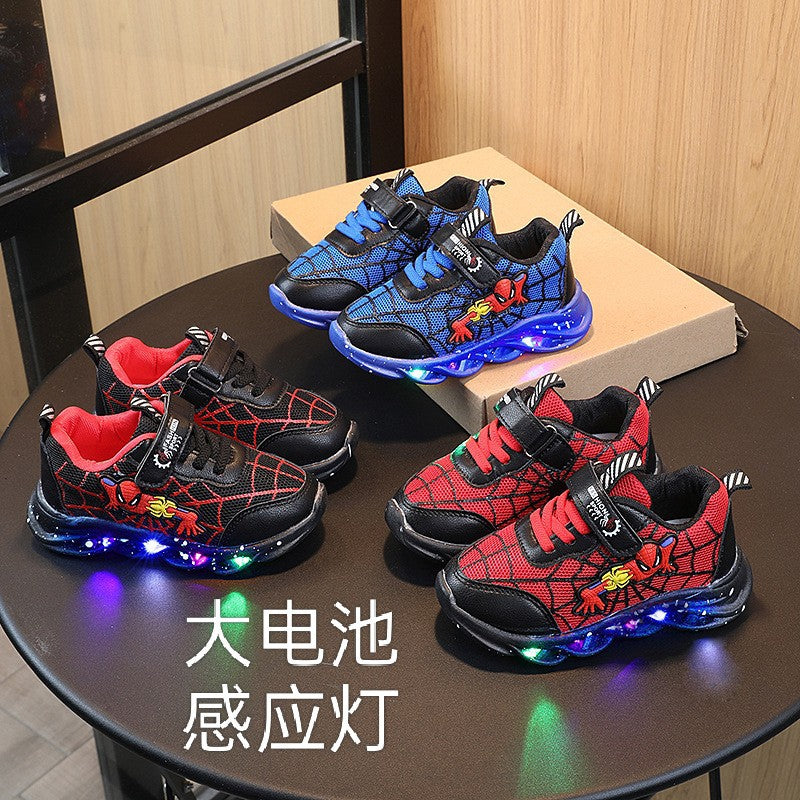 spring/autumn new lightweight velcro kids' sneakers - boys' casual shoes, children's shoes, ages 3-12