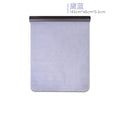 Yoga mat - suede pvc, extra wide, sweat-absorbent, dry & wet grip, thin, ultra-thin, foldable, portable, stretching