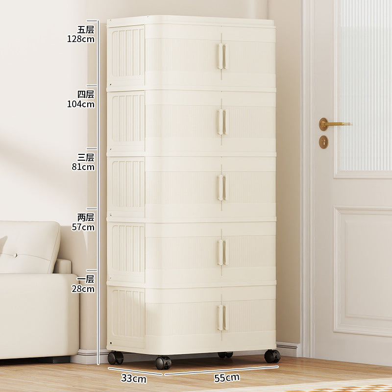 Installation-free shoe box Transparent shoe storage box Multifunctional large storage shoe cabinet Thickened multi-layer folding shoe rack