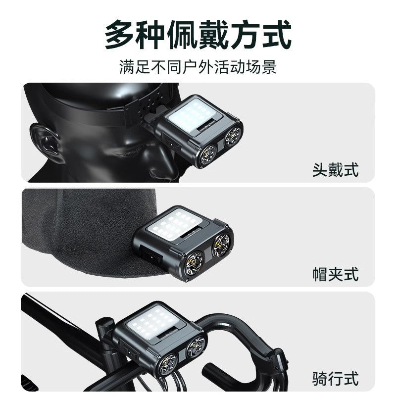 Walson owl pro night fishing strong light headlight induction charging fishing special long battery life cap clip light lighting