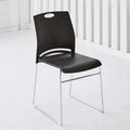 Conference training chair solid steel stool office comfortable sedentary staff chair stackable casual negotiation chair no