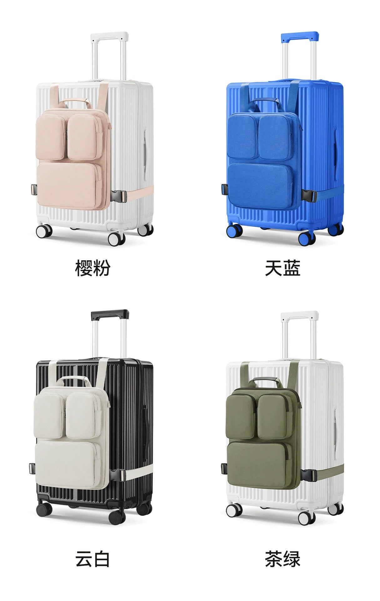 Boarding case Expansion storage bag Computer handbag Suitcase hanging bag Lightweight backpack Suitcase Vest backpack
