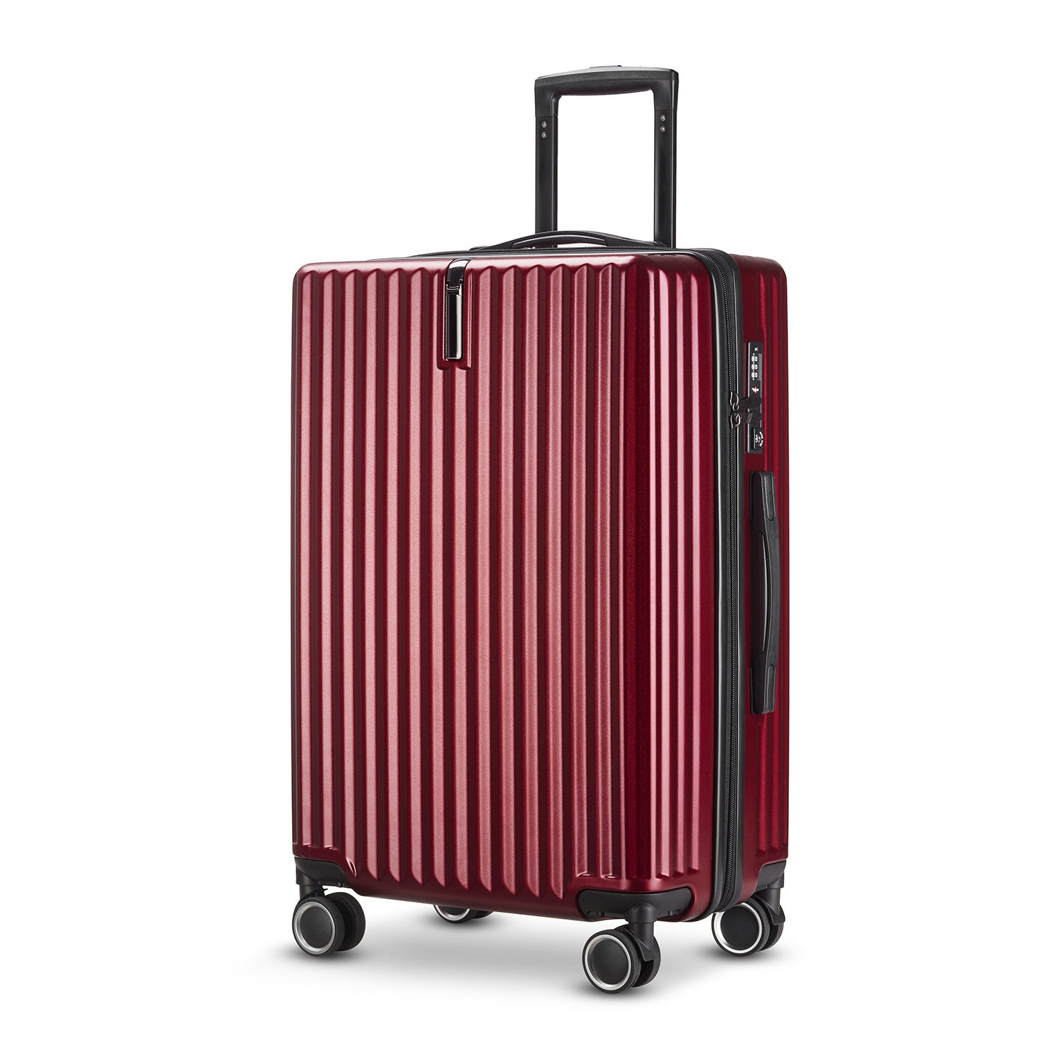 Cross-border three-piece trolley case,  boarding travel zipper case, universal wheel suitcase, anti-theft password box manufacturer