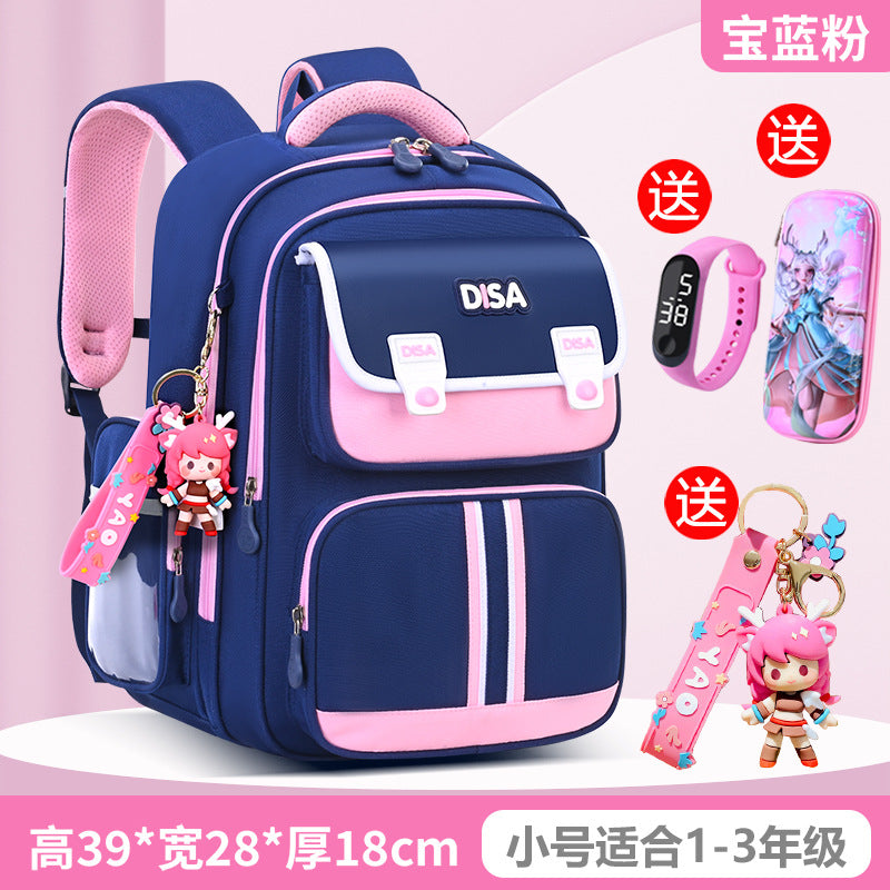 Schoolbag for boys and primary school students 2026 new arrival for grades 1, 2, 3 to 6, boys and girls, lightweight kids spine protection and burden reduction