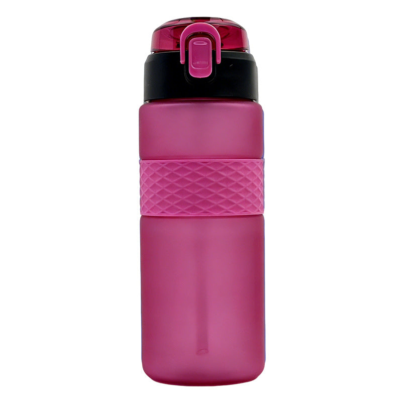 Portable plastic water bottle - outdoor tote design, stylish sports water bottle, large capacity, high-value, pop-up lid, direct drink space cup