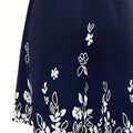 wholesale women's short-sleeved dresses, fashionable women's dresses for spring, summer, and autumn, new cross-border printed designs
