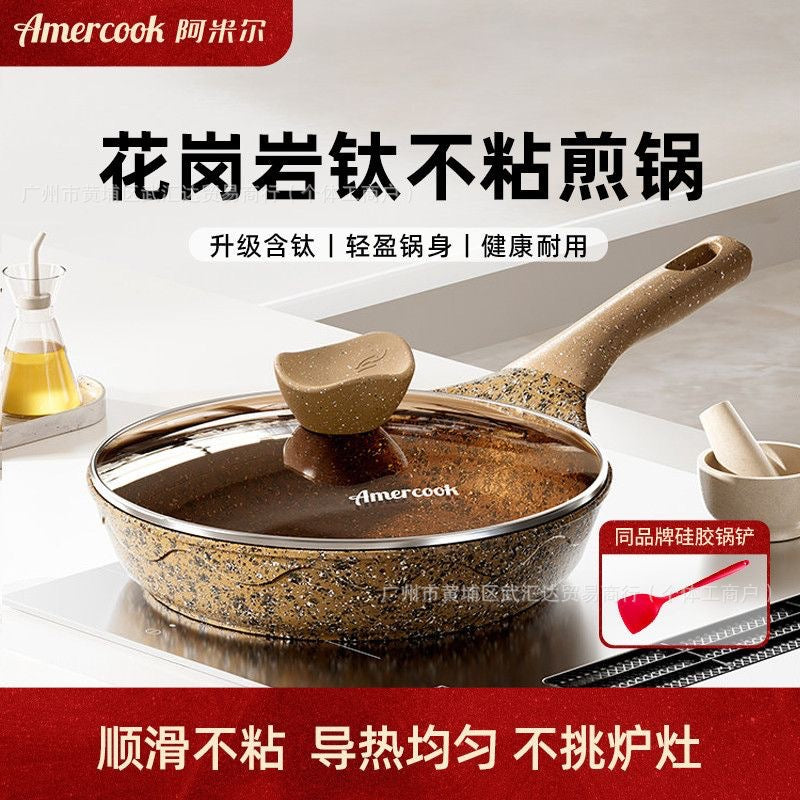 Alfita granite non-stick titanium wok - suitable for gas and induction cooktops