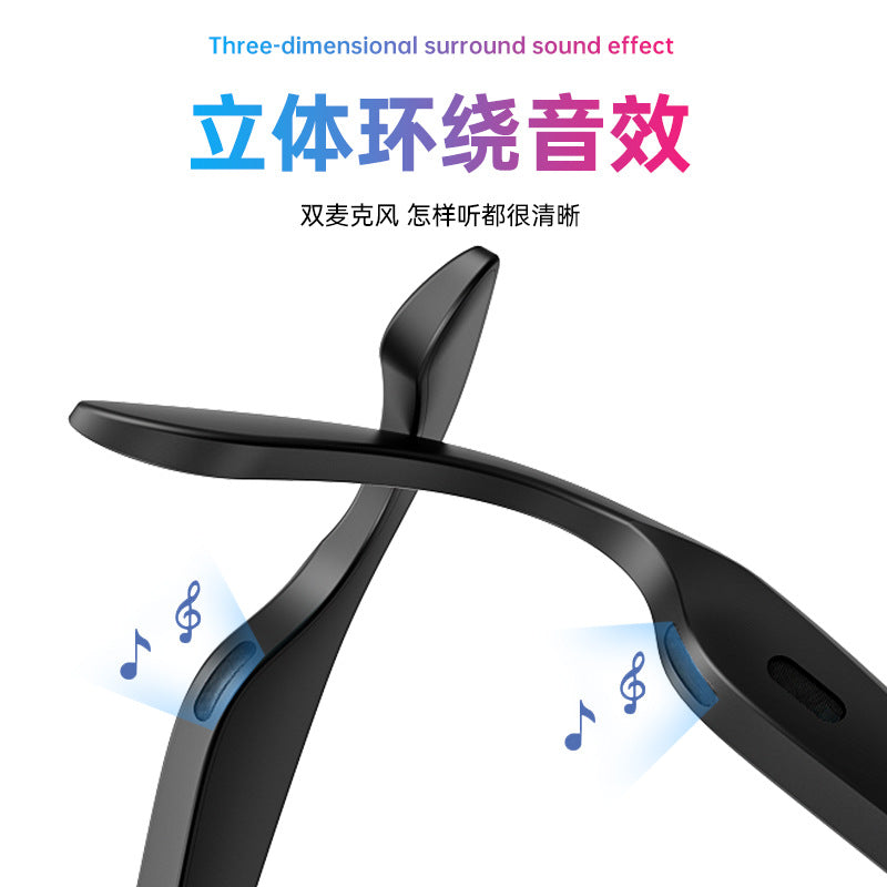 HYUNDAI Hyundai G28 Smart Wireless Bluetooth Glasses Listening to Music Calls Interchangeable Lenses Wireless Headphones Sunglasses