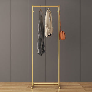 Clothes rack floor-standing bedroom small floor-standing clothes rack office clothes storage clothes drying pole clothes drying rack