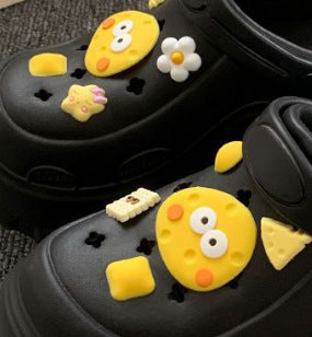 Eva ultra-light toe cap clogs girls slippers women's summer comfortable outer wear non-slip deodorizing filter baby boys shoes students