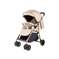 Baby stroller - reclining, multi-functional, one-click fold, lightweight, high-view, heavy-duty shock absorption