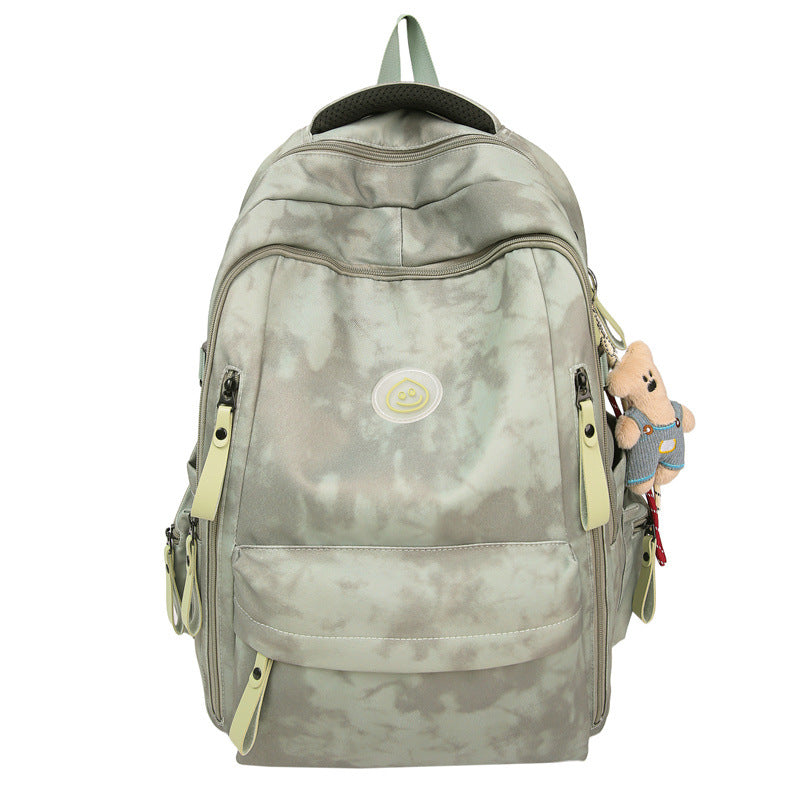 New Trend Lightweight Leisure High School Large Capacity Backpack Male Versatile Elementary School Student School Bag Female