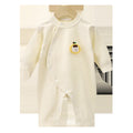 Baby onesie spring & fall cotton long sleeve sleepsuit romper newborn unisex monk suit seamless bodysuit