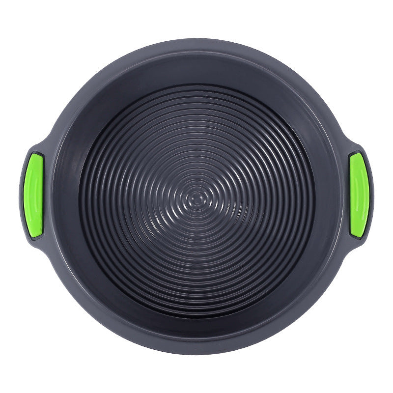 Factory new in stock 9.5inch silicone round cake mold baking pan for homediy non-stick