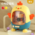 Kids puzzle desktop chick shooting toy finger press ejection concentration training casual decompression game console