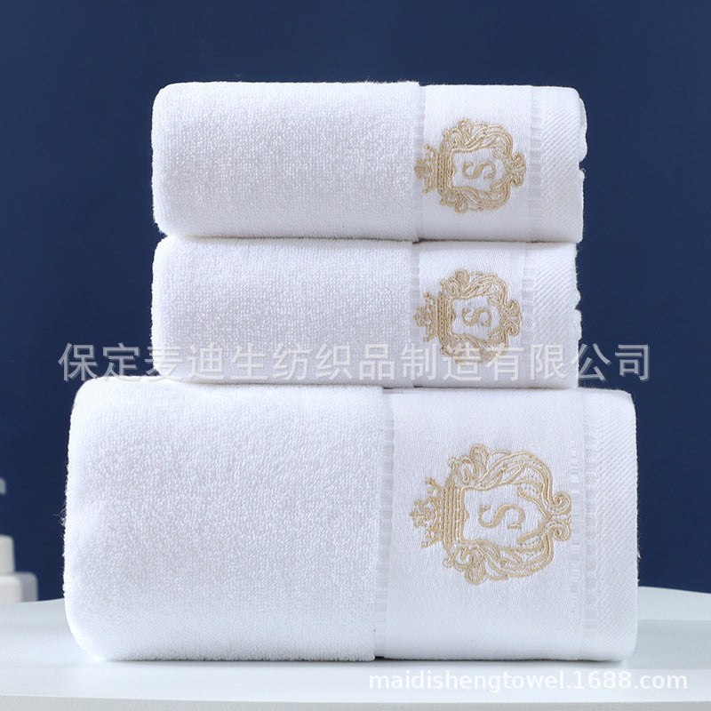 Factory direct wholesale pure cotton towels & bath towels - available in sets, gift options, promotional advertising towels, embroidered logo & branding, soft & highly absorbent