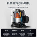 Commercial refrigerator horizontal freezer large capacity supermarket convenience store transparent glass refrigerated ice cream display cabinet